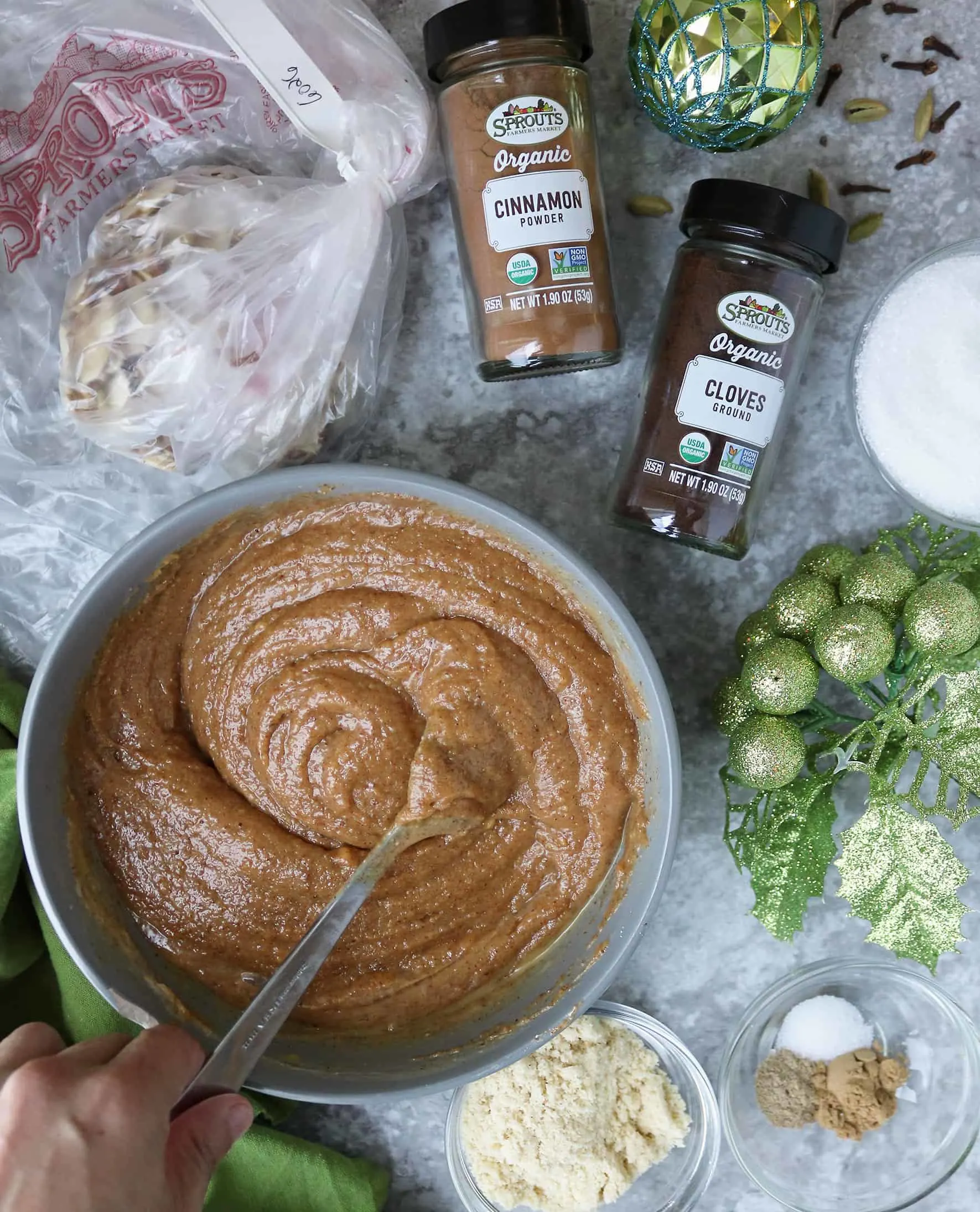 Mixing and Making Keto Almond Cookies