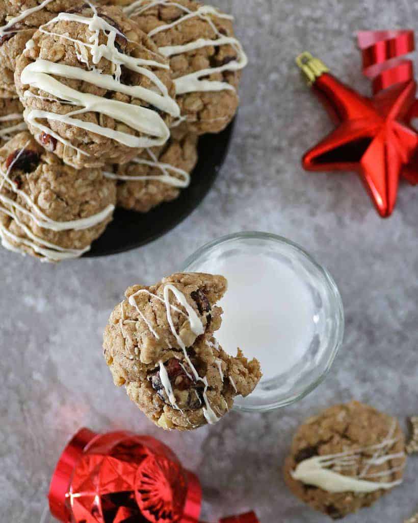 Tasty Gluten Free Oatmeal Cranberry Cookies