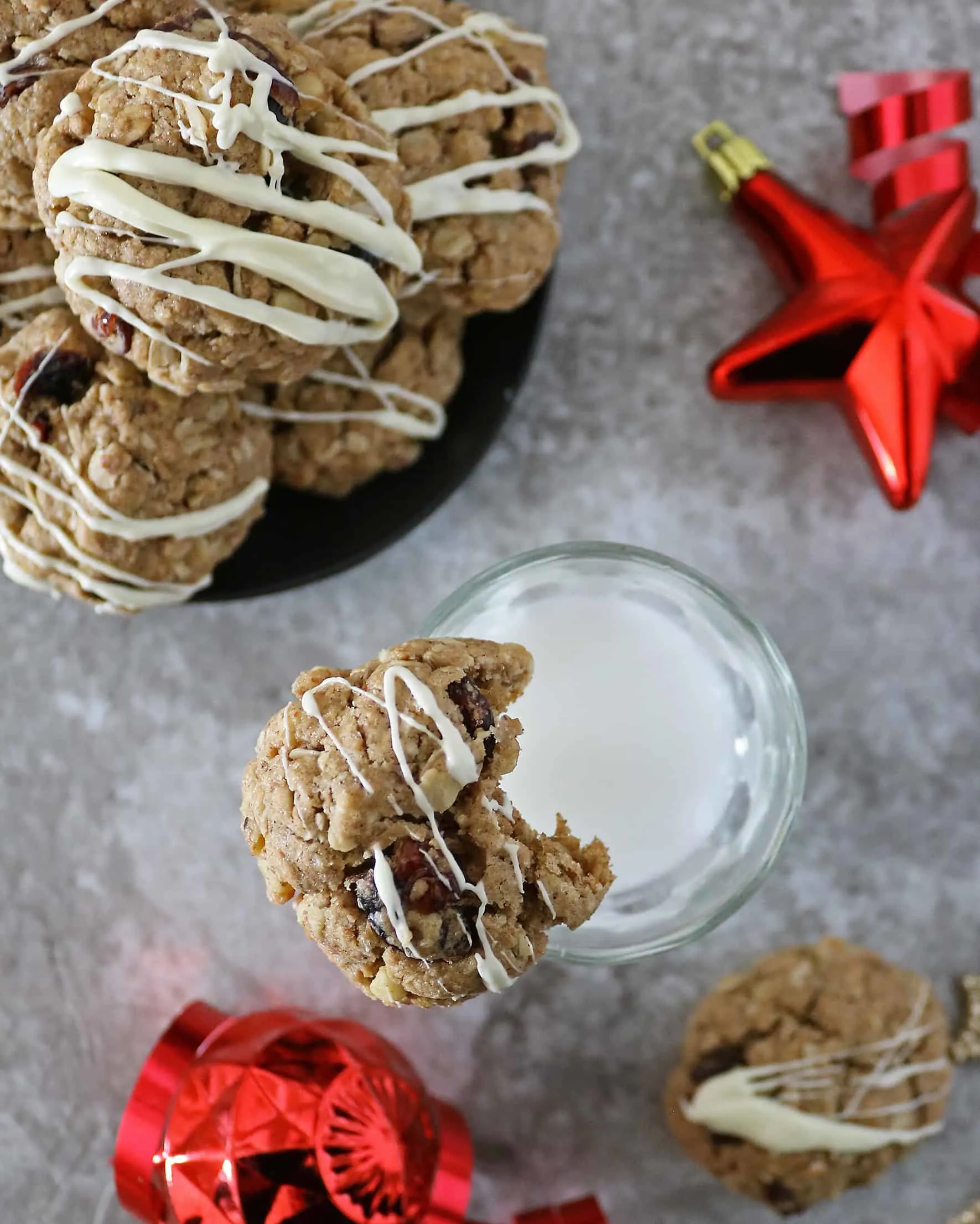 Tasty Gluten Free Oatmeal Cranberry Cookies