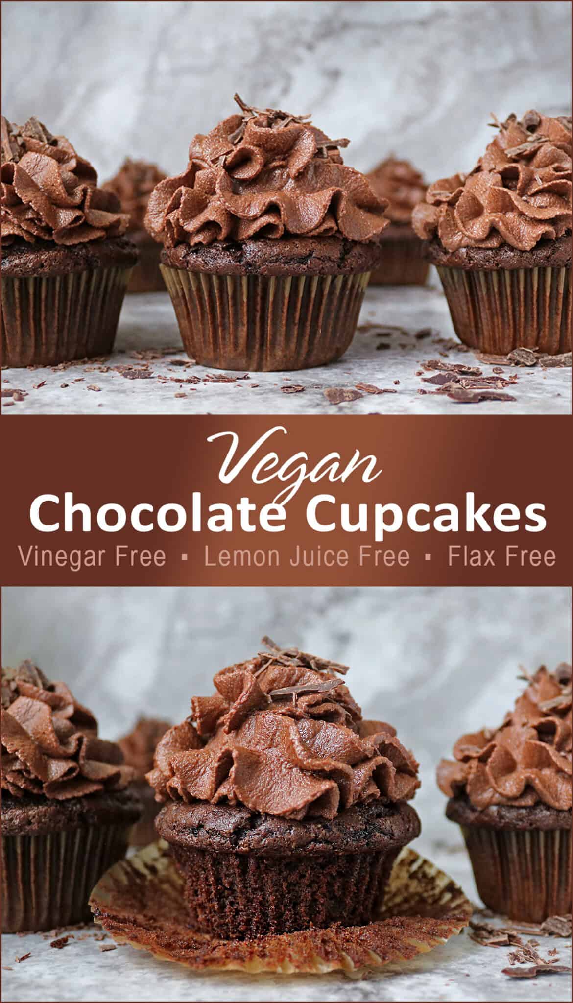 Easy Vegan Chocolate Cupcakes Recipe - Savory Spin
