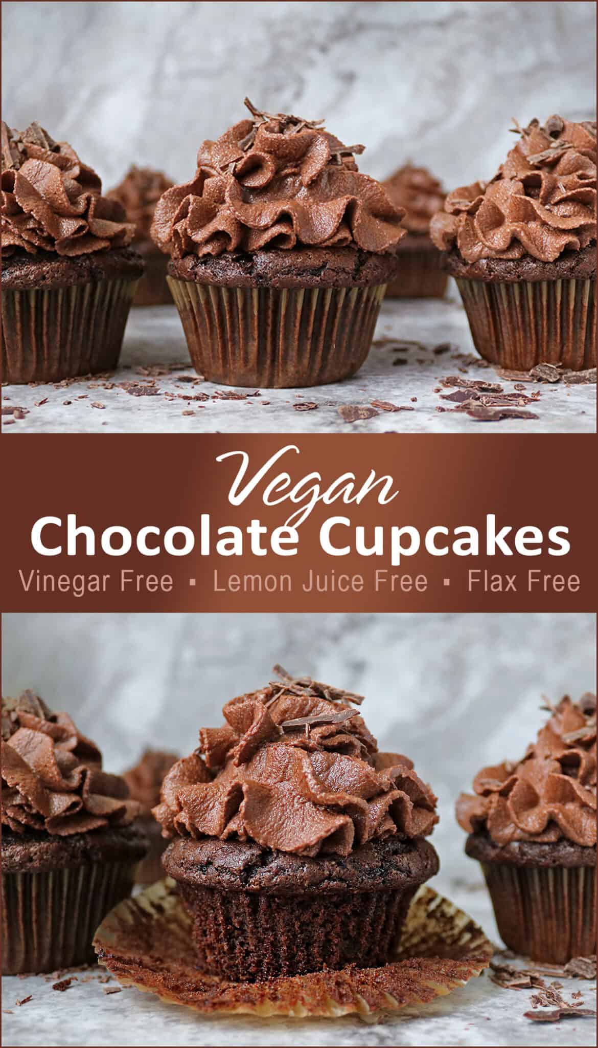 Easy Vegan Chocolate Cupcakes Recipe - Savory Spin