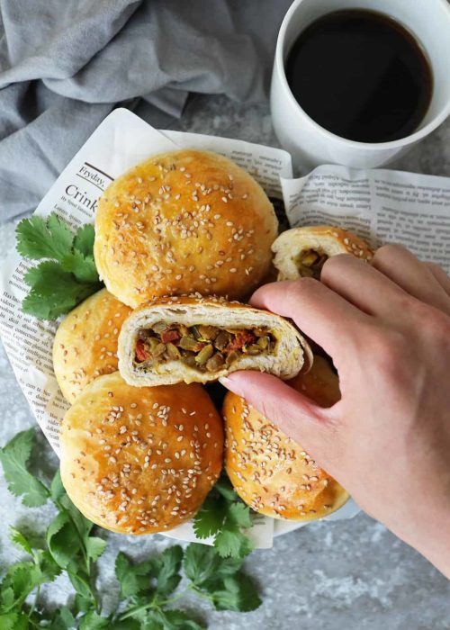 Lentil Stuffed Buns