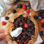 This Easy Berry Galette is a rustic, rich, and delectable dessert that thrives on imperfection.