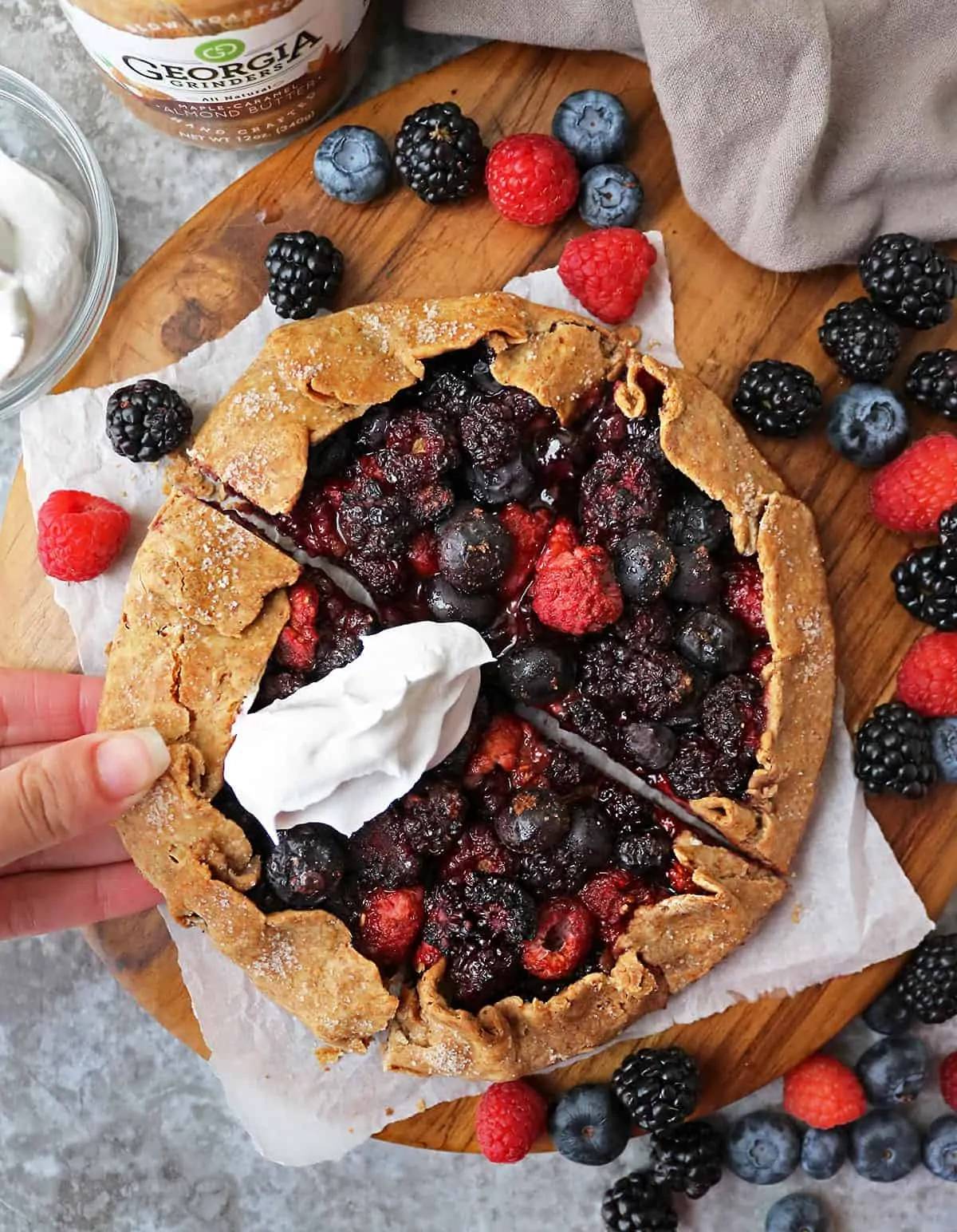 Easy Berry Galette aka Rustic Tart