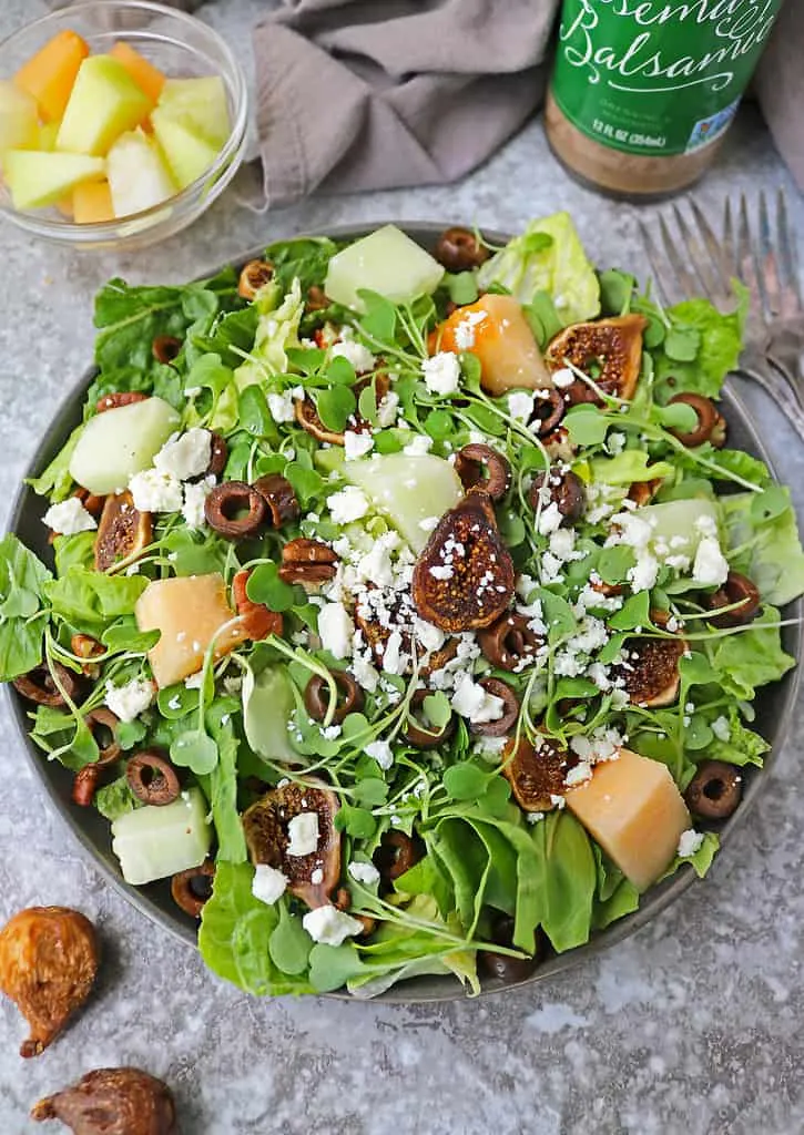 Melon Salad with fresh melon