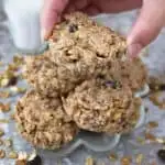 no bake, healthyish, easy cereal cookies for snacking