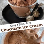 Easy Dairy-free Chocolate Ice Cream
