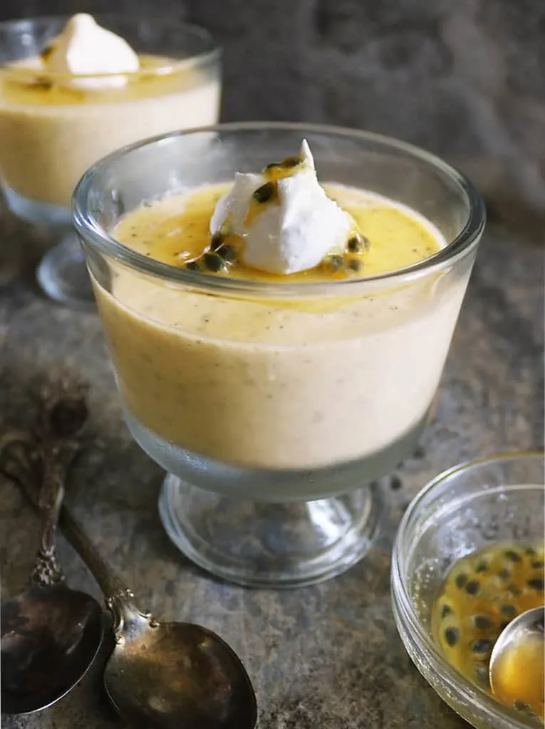 Passion Fruit Mousse - Veggie Desserts