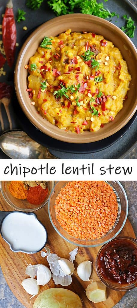 Chipotle Lentil Stew - Savory Spin