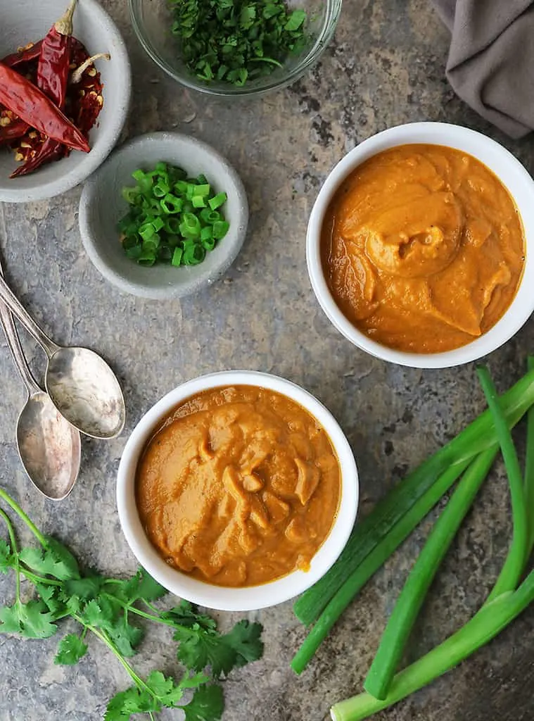 thick creamy pumpkin curry soup