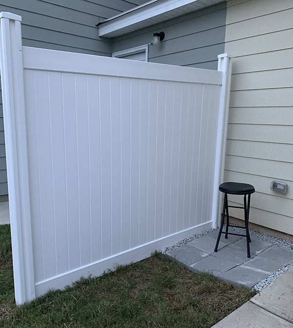 wambam fence panel installed