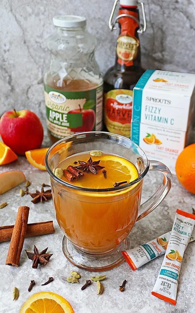 Delicious Spiced Citrus Mulled Juice with Sprouts Fizzy Cs Tart Orange