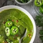 Spinach Curry Soup - delicious and vegan