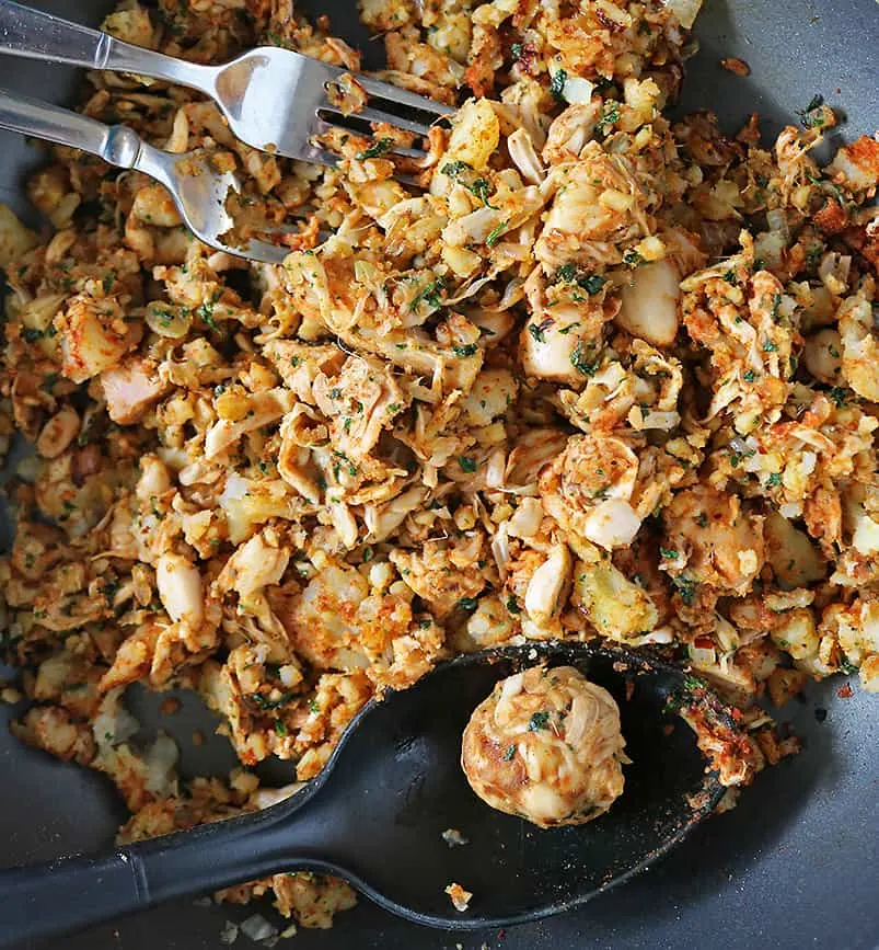 Making jackfruit balls