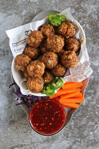 Tasty vegan jackfruit balls