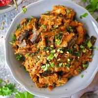healthy vegan eggplant curry