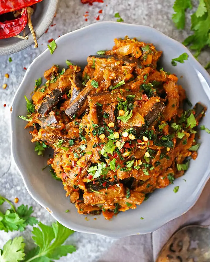 healthy vegan eggplant curry