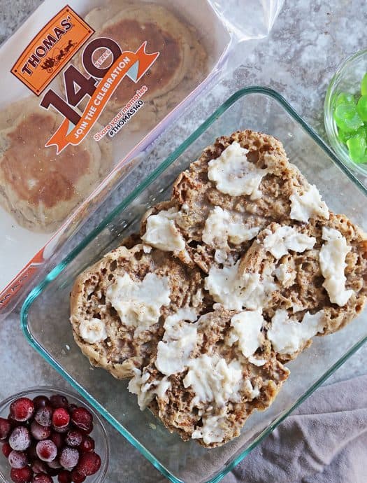 English Muffin French Toast Bake Recipe Savory Spin