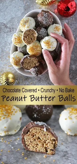 Easy No Bake Peanut Butter Balls your family is sure to love.