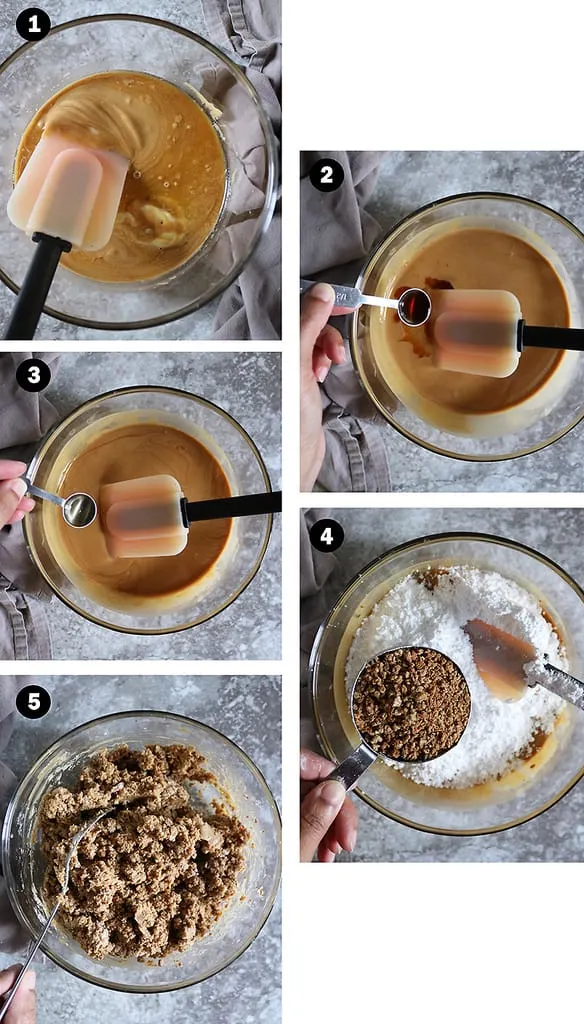 steps to make no bake crunchy peanut butter balls