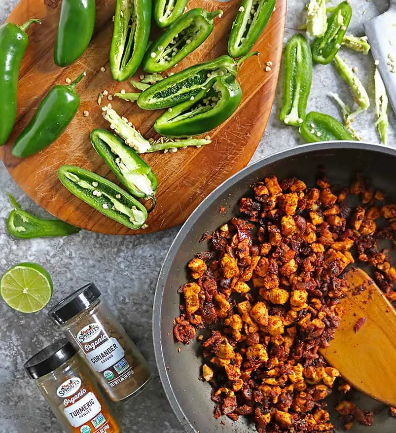 Making Keto Stuffed Jalapenos