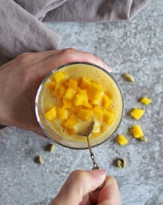 Thick Nutritious Mango Lassi