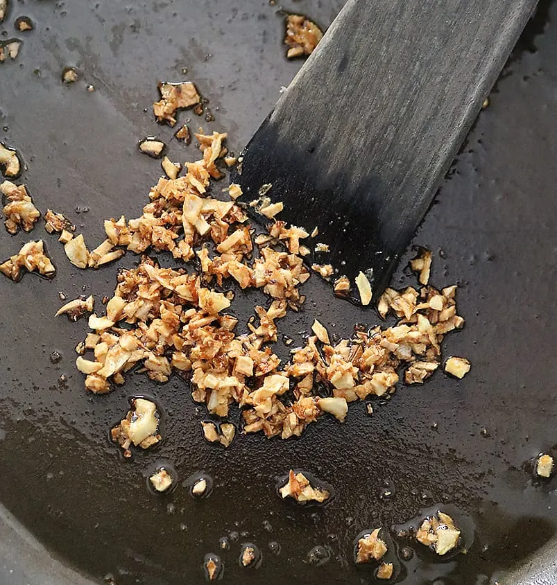 roasting garlic and lemon zest