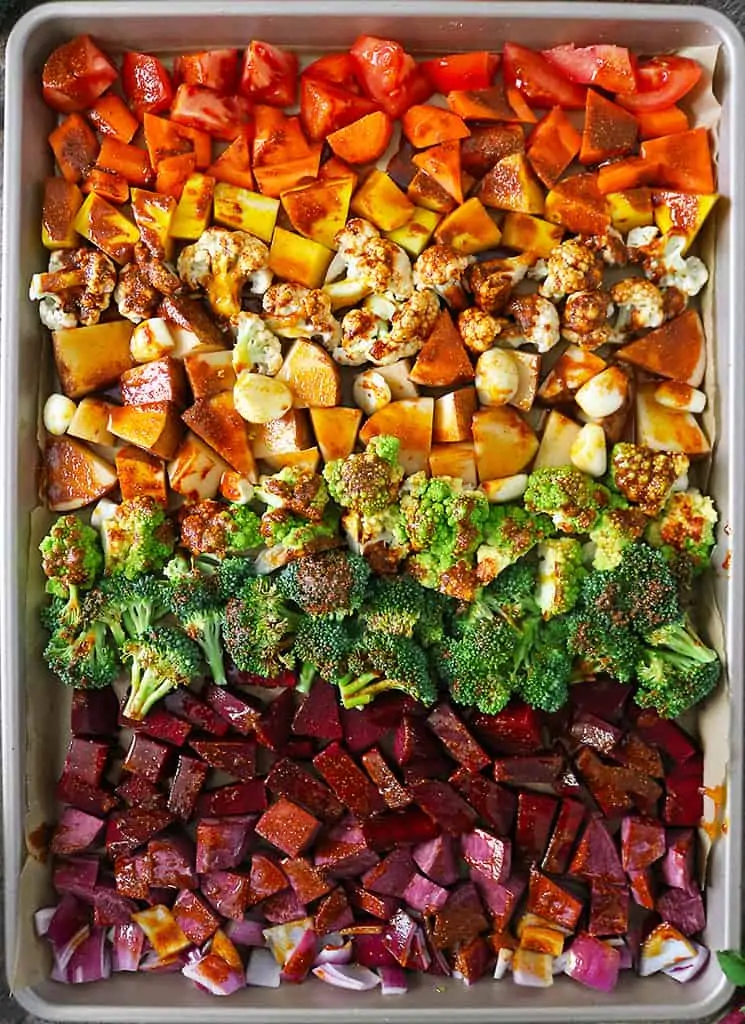 Sheet Pan Roasted Vegetables Recipe