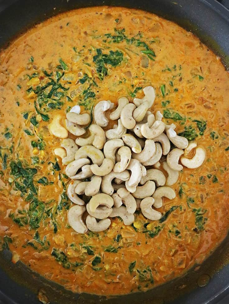 Easy Cashew Curry (A Plant Based Recipe) - Savory Spin