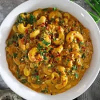 Bowl with Plant Based Cashew Curry