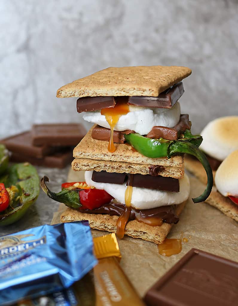 Sweet Spicy Oven Baked S'mores