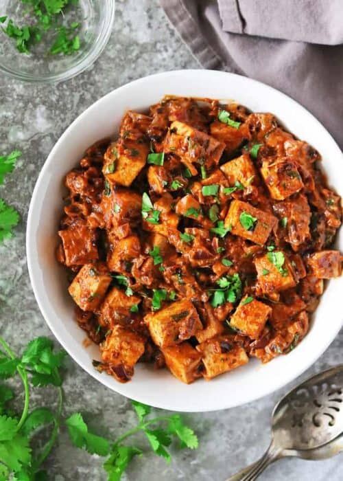 Easy Harissa Tofu Curry