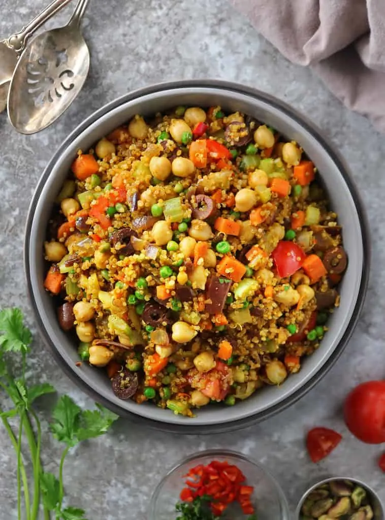Easy healthy quinoa salad recipe