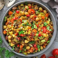 The best Easy and tasty quinoa salad with chickpeas.