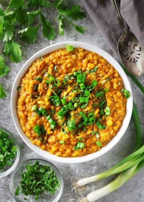 Easy Pumpkin Lentil Curry