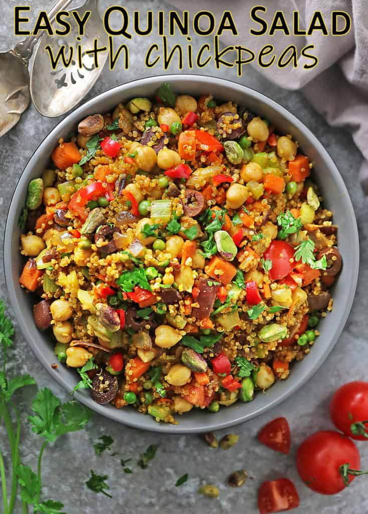 Quinoa Salad with Chickpeas