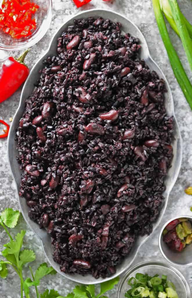 Easy Rice And Beans Easy Black Rice And Beans Recipe