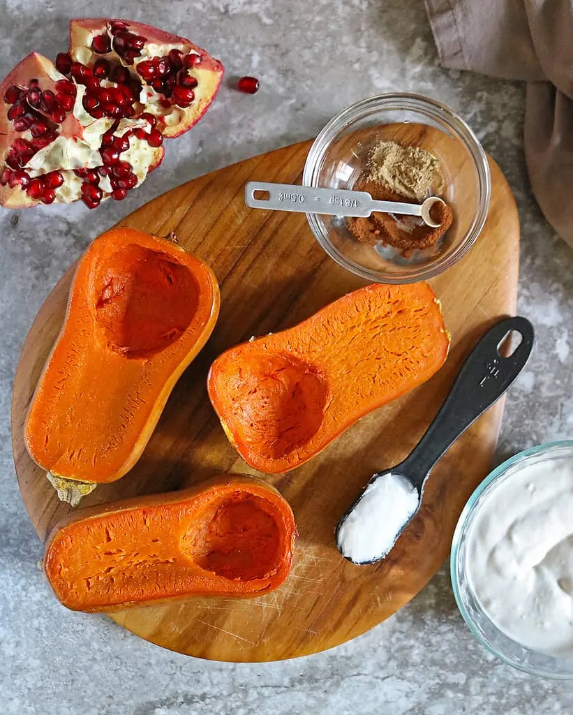 The 6 Ingredient to make squash pudding