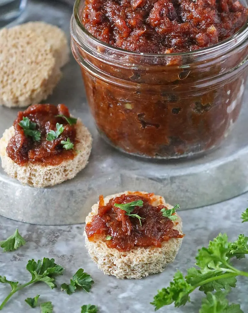 Spicy Sweet Tart Healthy Onion Chutney