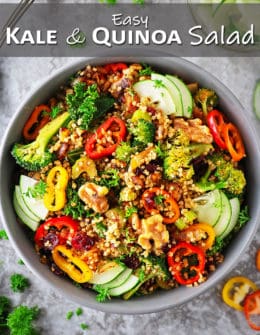 Easy Tasty Healthy Kale Quinoa Salad 260x335 