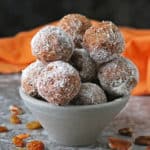 These little flourless, no-bake, plant-based, carrot pecan bliss balls are a delicious and healthy sweet treat.