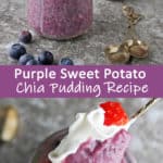 Purple Sweet Potato Chia Pudding Recipe