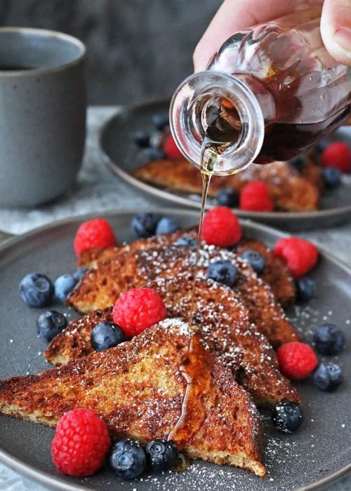 Easy Eggless French Toast Recipe