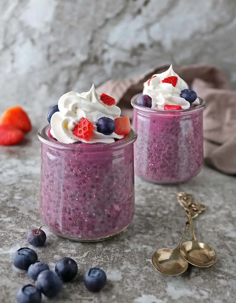 The best no-bake purple sweet potato chia pudding