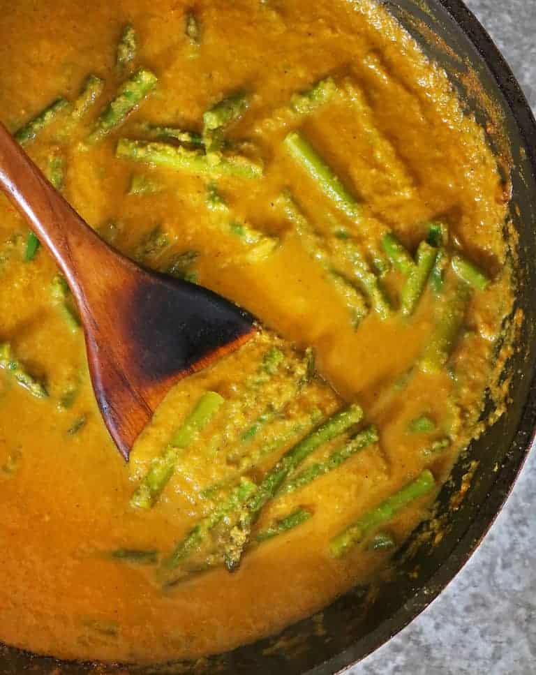 Asparagus Curry Savory Spin