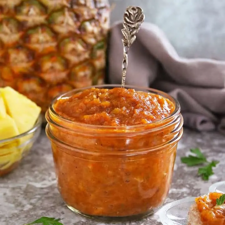 Easy Tasty Vegan Pineapple Chutney