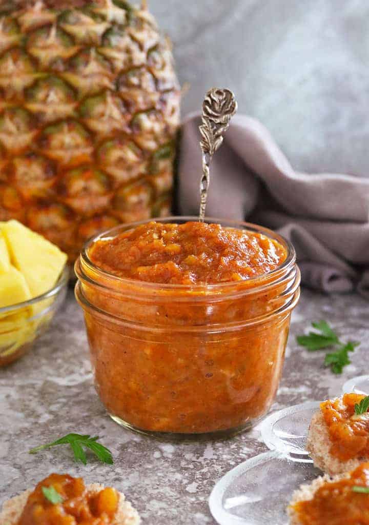 Easy Tasty Vegan Pineapple Chutney