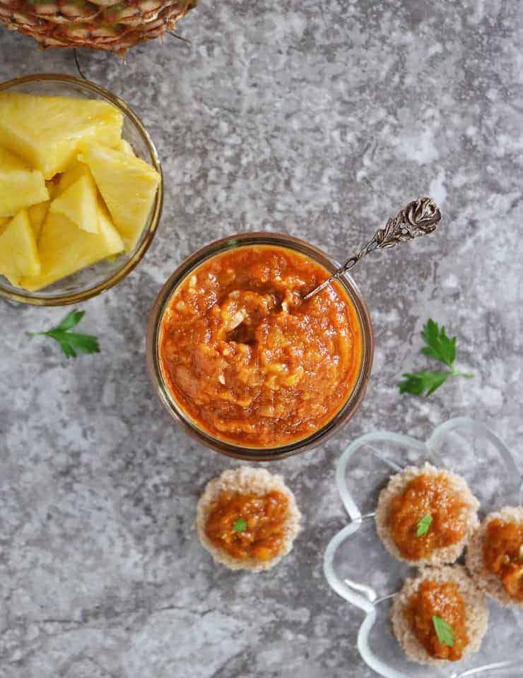 Pineapple Chutney Savory Spin