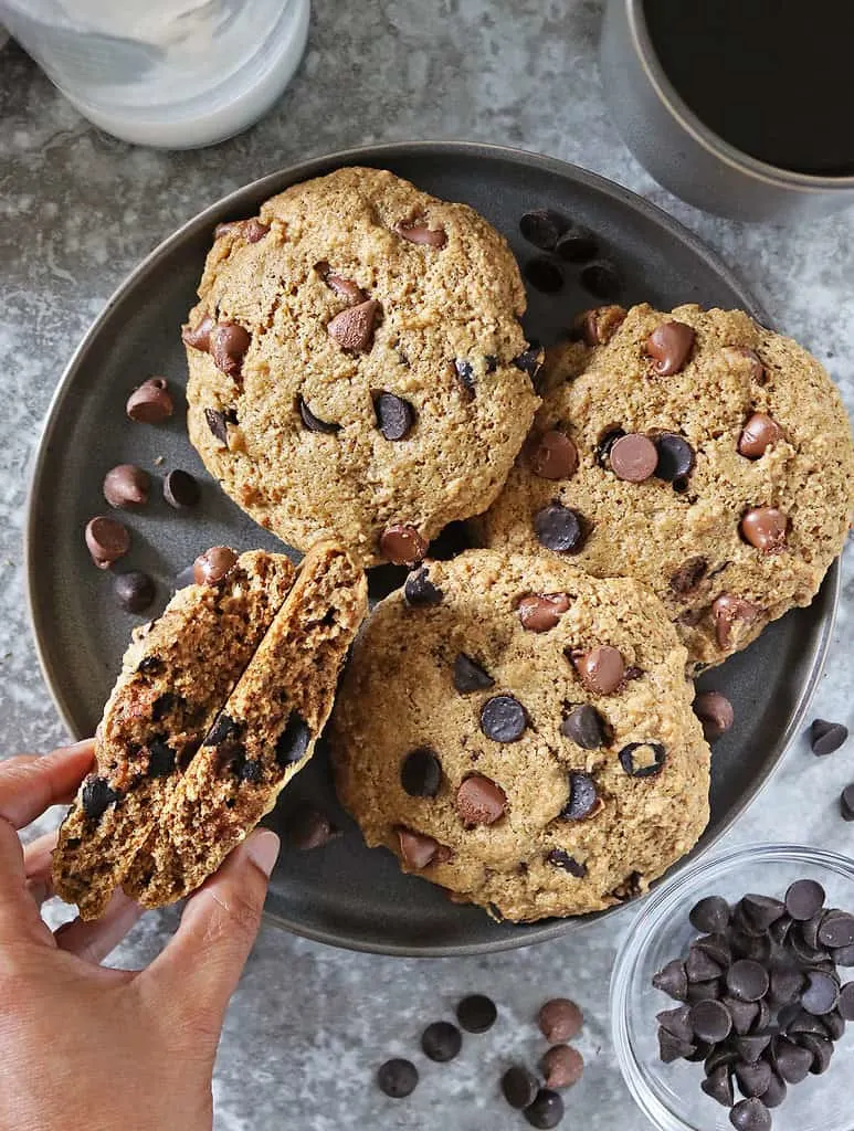 The best and easiest espresso chocolate chip muffin tops