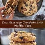 The best Espresso Chocolate Chip Muffin Tops